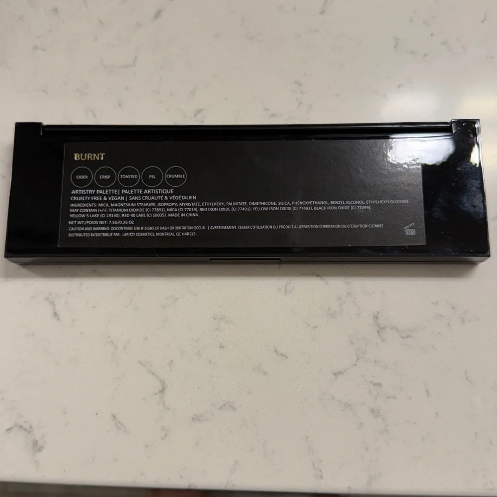 Laritzy Cosmetics Burnt Artistry Palette